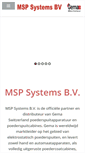 Mobile Screenshot of mspsystems.nl